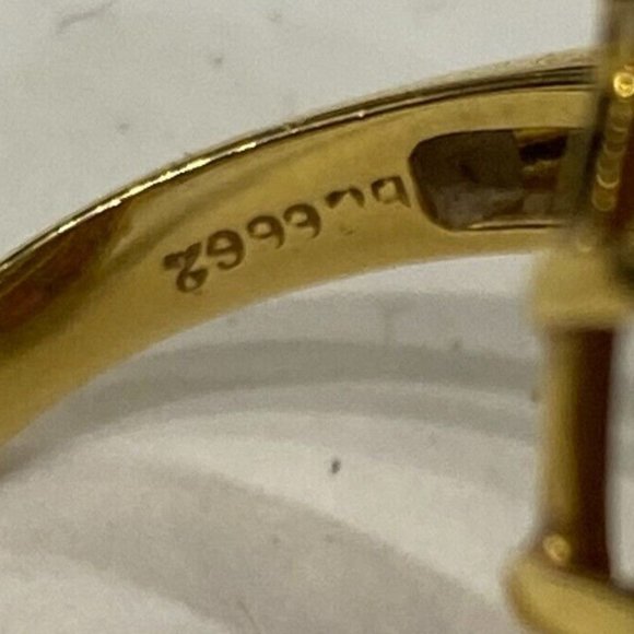 10k VINTAGE ORIGINAL ART DECO 18K GOLD NATURAL DIAMOND AND RUBY RING Size 7 - Picture 7 of 15